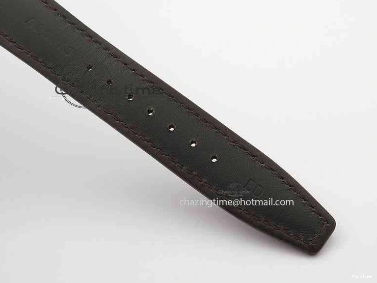 MIROTIME 0331 Unique Portuguese IW3714 Diam ZF V2 1:1 Best Edition Gray Dial On Brown Leather Strap A79350 (Slim Movement) 7250